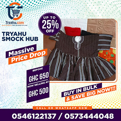 Buy Affordable Ghana Smocks Online | Tryahu Fugu Store
